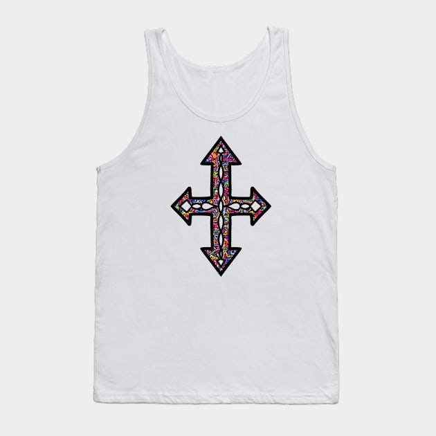 ABSTRACT Cross Tank Top by SartorisArt1